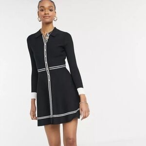 Ted Baker London Preppy Long Sleeved Dress Office Wear